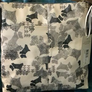 NWT Randley London dark blue with beige back ground